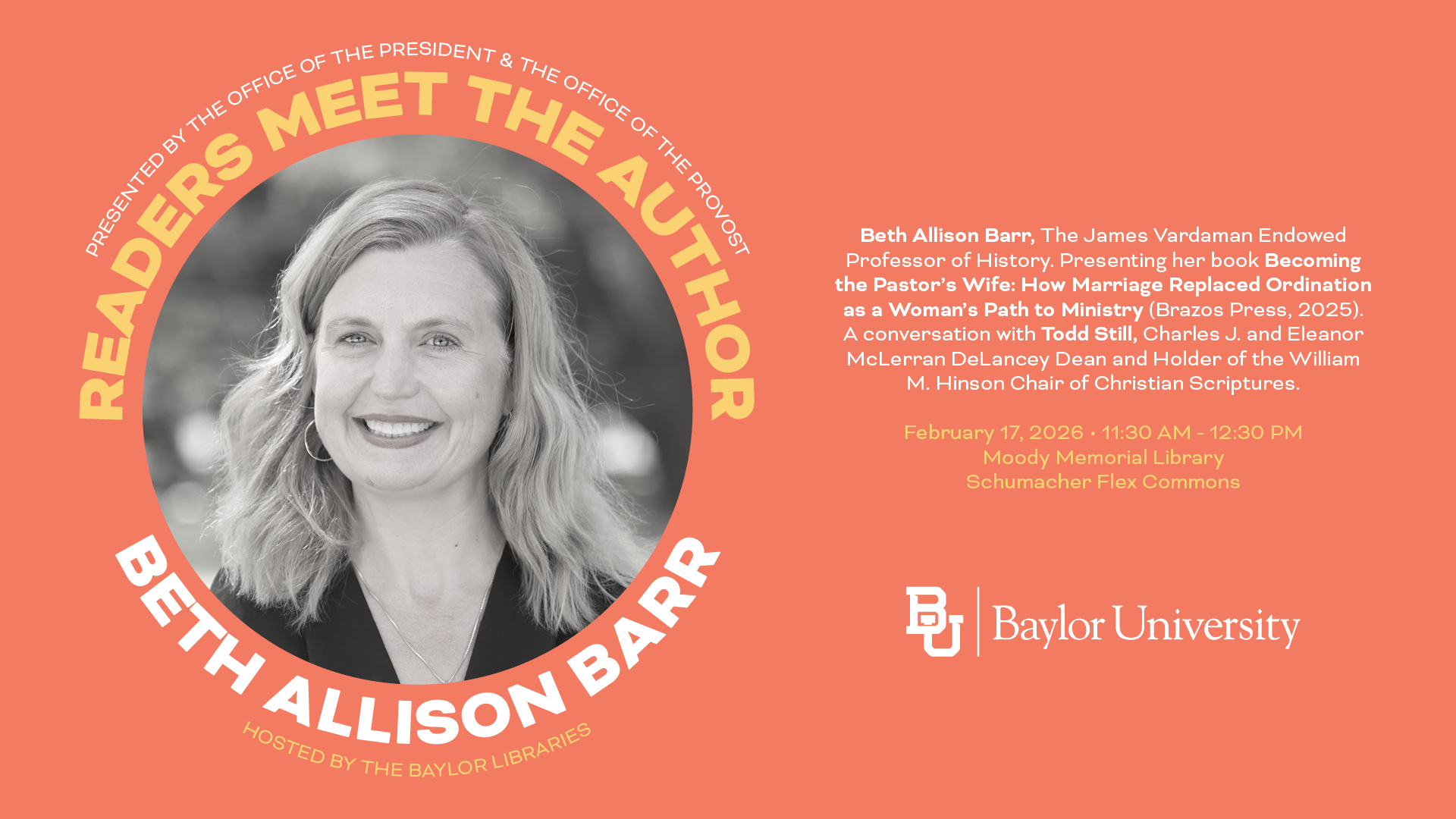 Readers Meet the Author Series featuring Beth Barr
