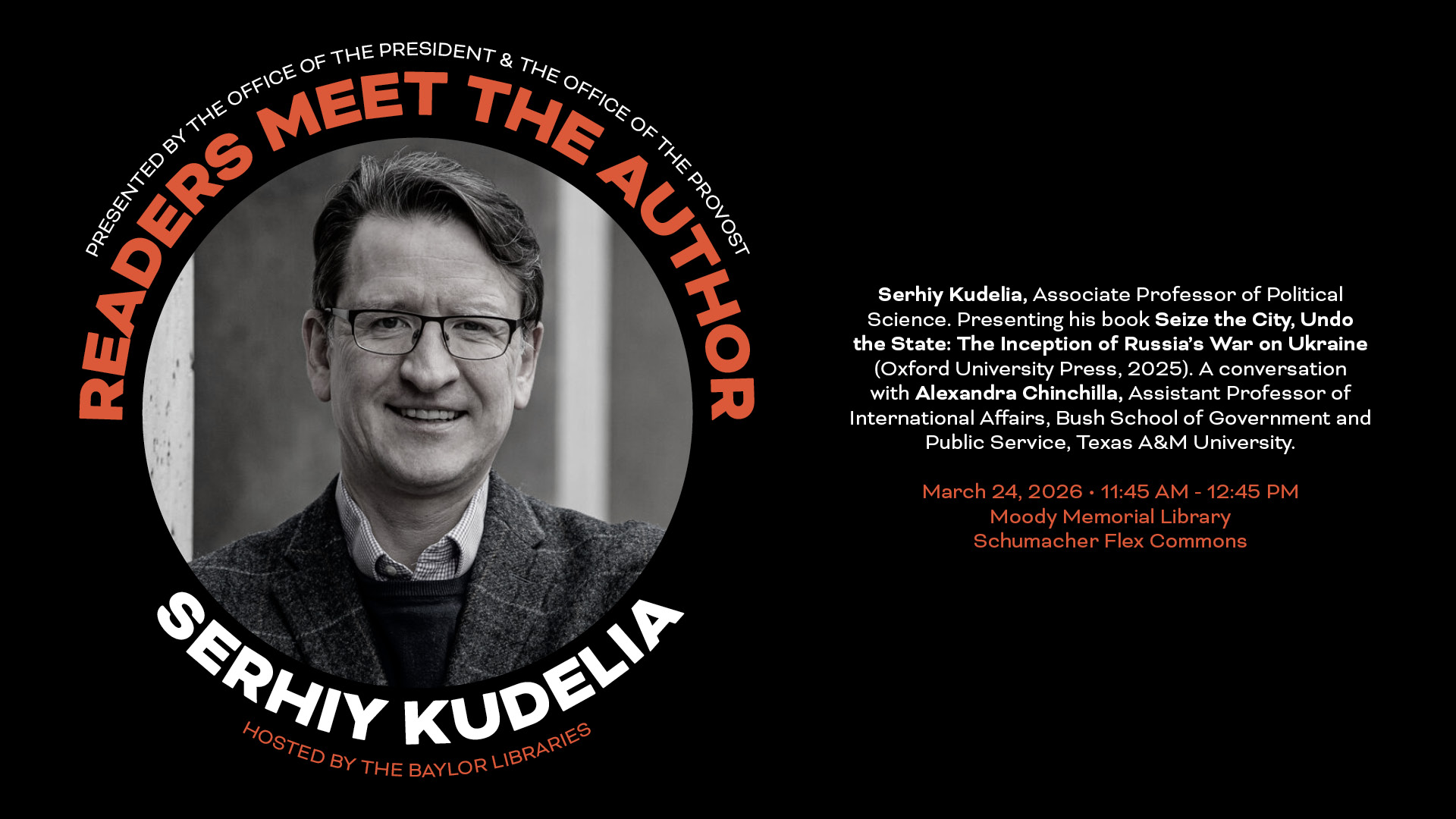 Readers Meet the Author featuring Serhiy Kudelia