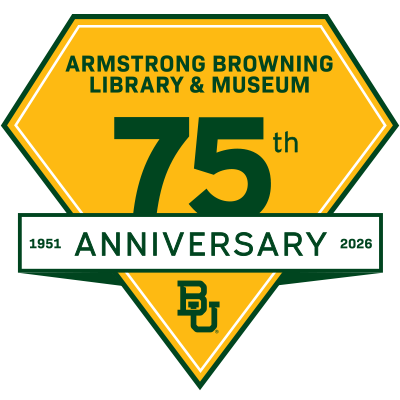 Armstrong Browning Library & Museum 75th Anniversary Mark