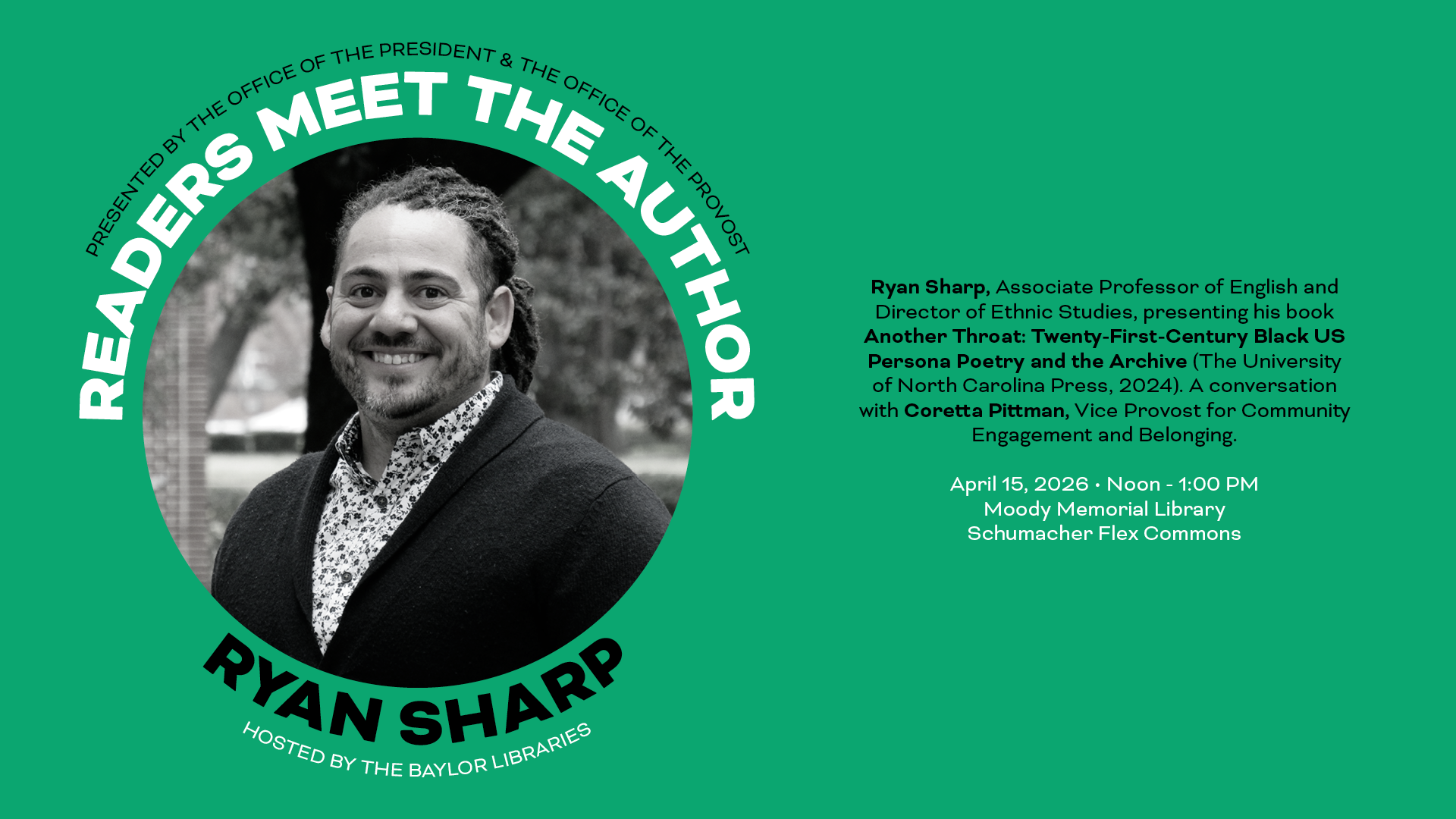 Readers Meet the Author featuring Ryan Sharp