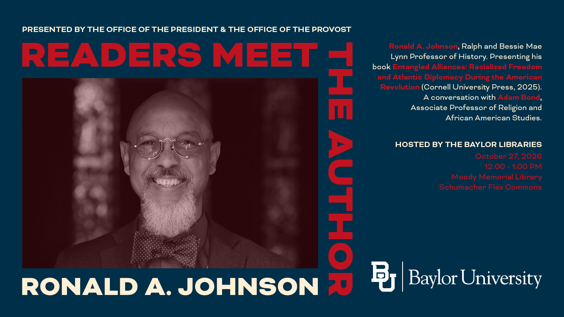 Readers Meet the Author featuring Dr. Ronald A. Johnson