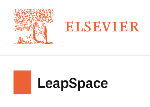LeapSpace Elsevier logos