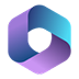 Microsoft 365 purple and blue logo
