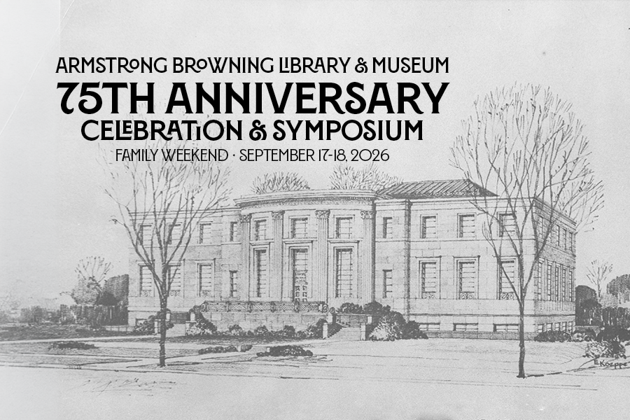 Armstrong Browning Library & Museum Symposium & Celebration Ad